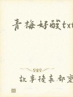 青梅好酸txt