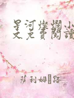 星河灿烂小说全文免费阅读