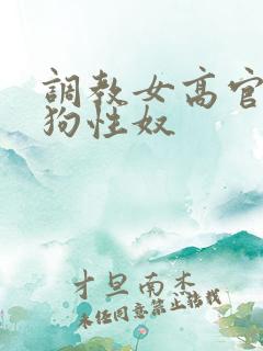 调教女高官为母狗性奴