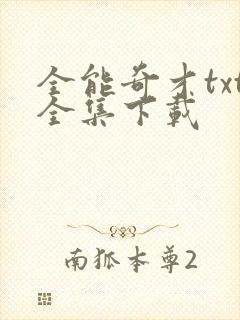全能奇才txt全集下载