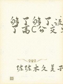 够了够了流出来了高C公交车