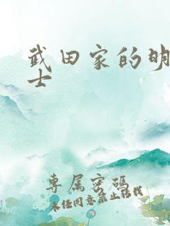 武田家的明国武士