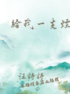 给我一支烟小说