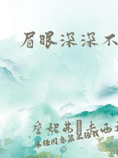 眉眼深深不藏你