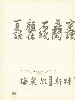 夏颜石磊穿越小说在线阅读