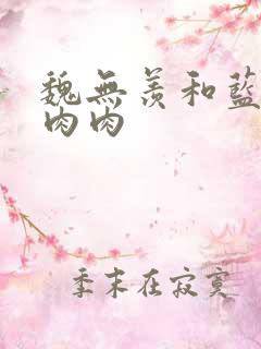 魏无羡和蓝忘机肉肉