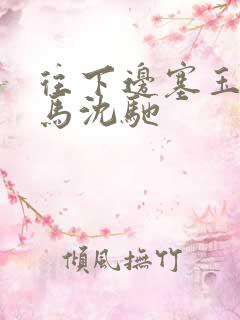 往下边塞玉器骑马沈驰