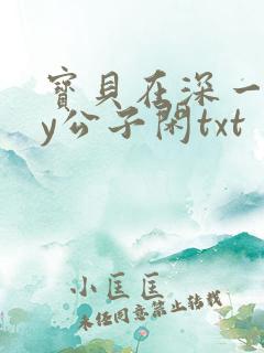 宝贝在深一些by公子闲txt