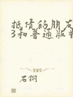 抵债的朋友麦子3和普通版对比