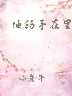 他的手在里面动