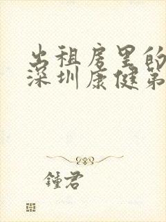 出租房里的交互深圳康健第二部