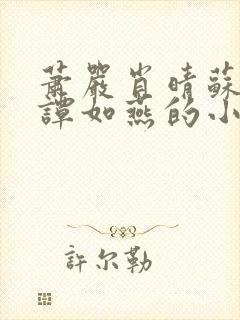 萧严肖晴苏雨溪谭如燕的小说