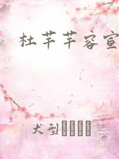 杜芊芊容宣和尚