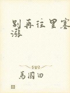 别再往里塞了好涨