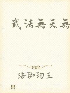 武法无天无弹窗