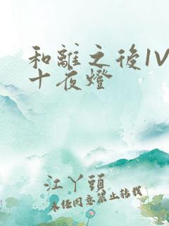 和离之后1V1十夜灯