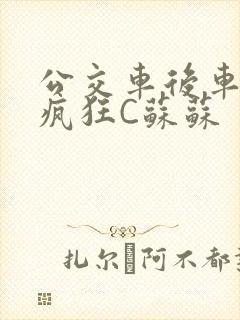 公交车后车座的疯狂C苏苏