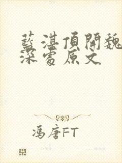 蓝湛顶开魏婴的深处原文