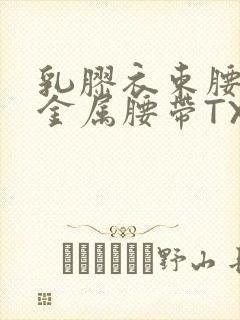 乳胶衣束腰勒紧金属腰带TXT