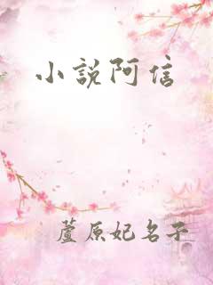 小说阿信