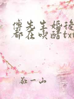 傅先生婚后每天都在吃醋txt