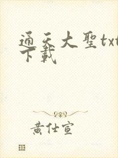 通天大圣txt下载