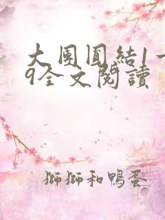 大团圆结1一39全文阅读