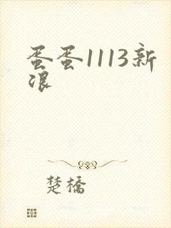 蛋蛋1113新浪