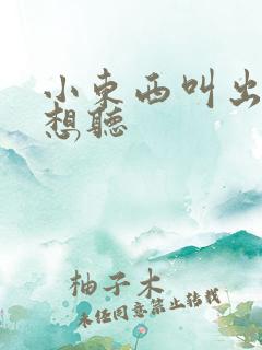 小东西叫出来我想听