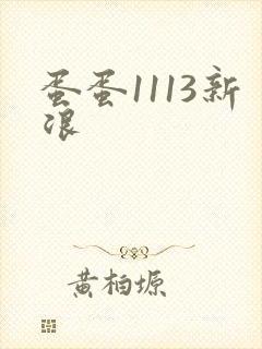 蛋蛋1113新浪
