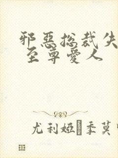 邪恶总裁失心劫 至尊爱人