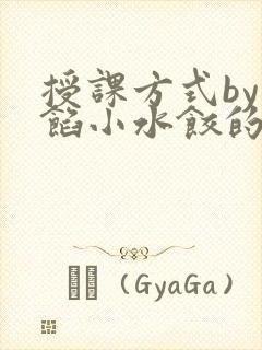 授课方式by肉馅小水饺的