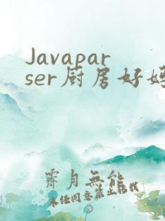 Javaparser厨房好妈妈