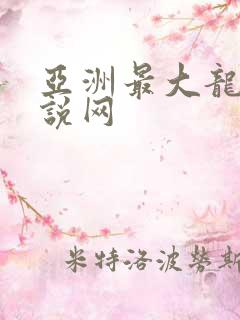 亚洲最大龙腾小说网