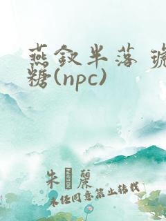 燕钗半落 琥珀糖(npc)