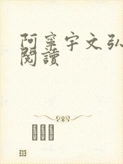阿宁宇文弘免费阅读