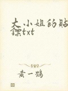 大小姐的贴身保镖txt