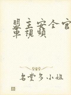 盟主安全官开火车视频