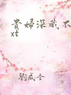 贵妇深藏不露txt