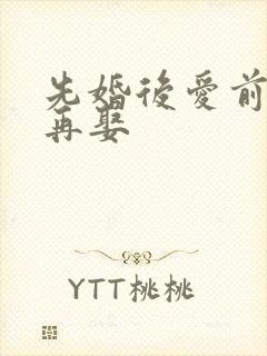 先婚后爱前妻难再娶