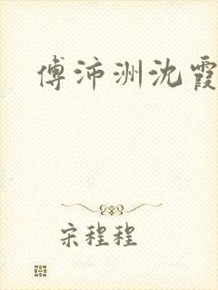 傅沛洲沈霞小说