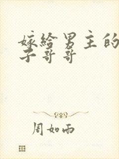 嫁给男主的病秧子哥哥