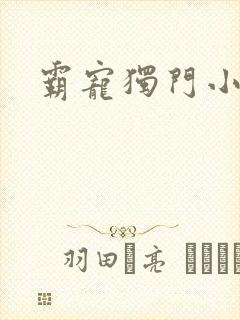 霸宠独门小娇妻