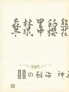 森林里的熊先生冬眠中樱花动漫