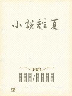 小说离夏