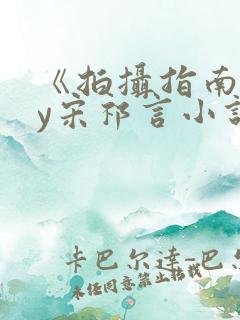 《拍摄指南》by宋祁言小说