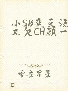 小SB几天没做又欠CH顾一成