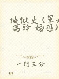 他似火 (军婚 高干 婚恋)小说免费阅读