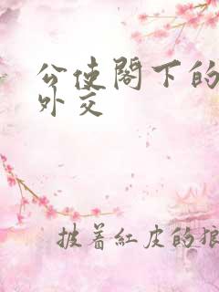 公使阁下的秘密外交