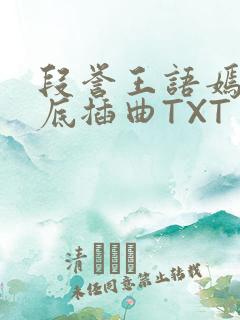 段誉王语嫣在井底插曲TXT